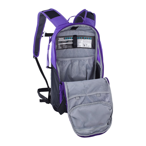 EVOC, Ride 8, Hydration Bag, Volume: 8L, Bladder: No, Violet/Black