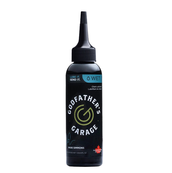 Bottle of Godfather's Garage product on a white background