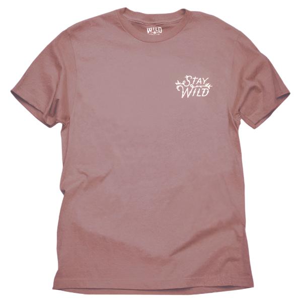 "Stay Wild" Unisex Tee Mauve Heather M