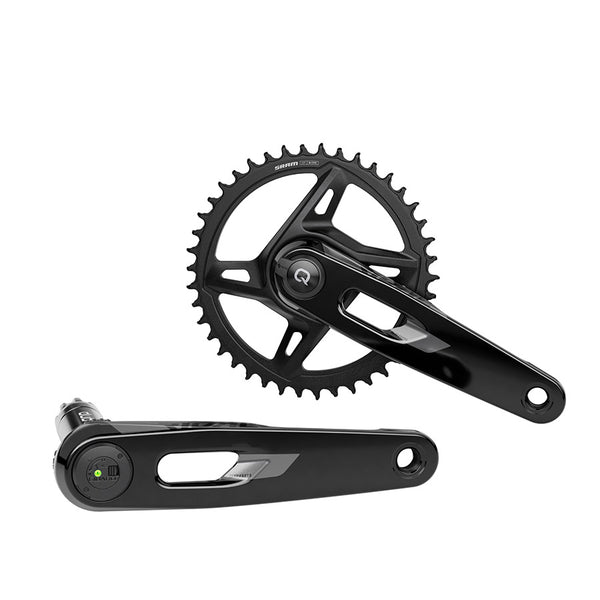 SRAM, Force 1x Aero Powermeter E1, Power Meter Crankset, Speed: 12/13, Spindle: 28.99mm, BCD: Direct Mount SRAM 8 Bolt, 50, DUB, 160mm, Black, Road