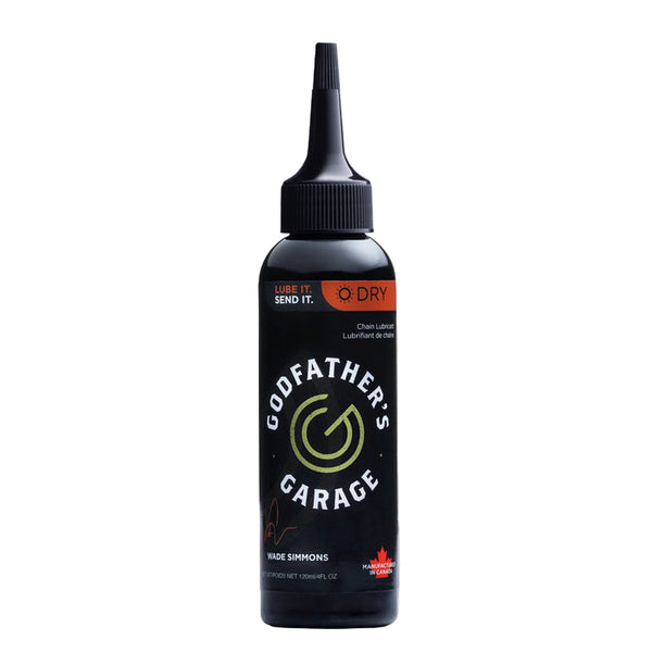 Bottle of Godfather's Garage product on a white background