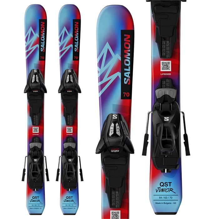 Salomon QST XS Skis C5 Gripwalk Ski Bindings Youth – Ruckus